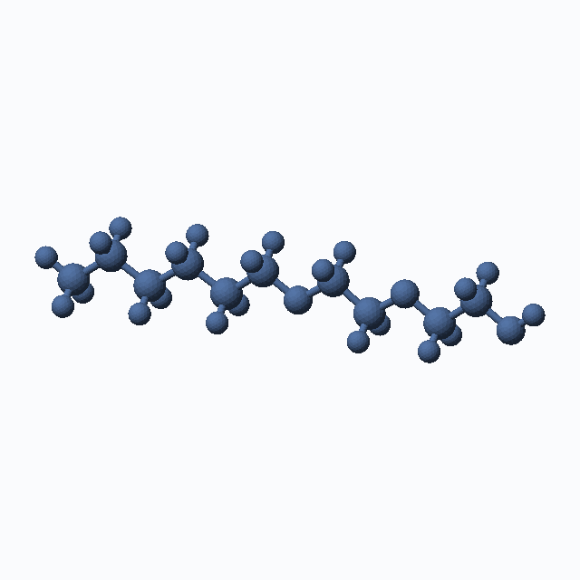 Diethylene glycol monohexyl ether (CAS 112-59-4), C10H22O3 - 3D ball-and-stick molecular model, MolGod STL preview Diethylene glycol monohexyl ether (CAS 112-59-4), C10H22O3 - 3D ball-and-stick molecular model, MolGod STL preview