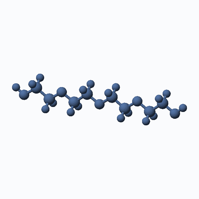 Tetraethylene Glycol (CAS 112-60-7), C8H18O5 - 3D ball-and-stick molecular model, MolGod STL preview Tetraethylene Glycol (CAS 112-60-7), C8H18O5 - 3D ball-and-stick molecular model, MolGod STL preview