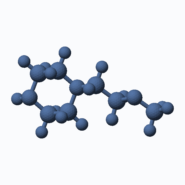 1-(2-Methoxyethyl)piperazine (CAS 13484-40-7), C7H16N2O - 3D ball-and-stick molecular model, MolGod STL preview 1-(2-Methoxyethyl)piperazine (CAS 13484-40-7), C7H16N2O - 3D ball-and-stick molecular model, MolGod STL preview