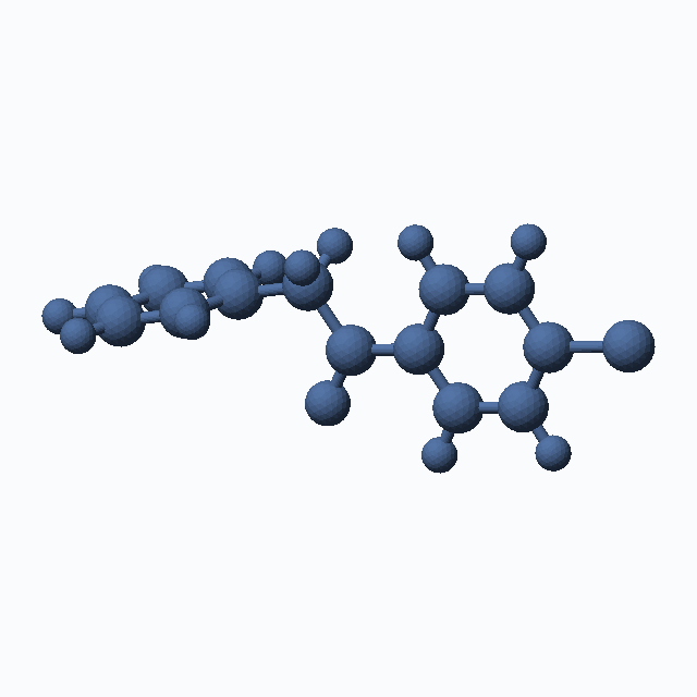 4'-Chloro-2-phenylacetophenone (CAS 1889-71-0), C14H11ClO - 3D ball-and-stick molecular model, MolGod STL preview 4'-Chloro-2-phenylacetophenone (CAS 1889-71-0), C14H11ClO - 3D ball-and-stick molecular model, MolGod STL preview