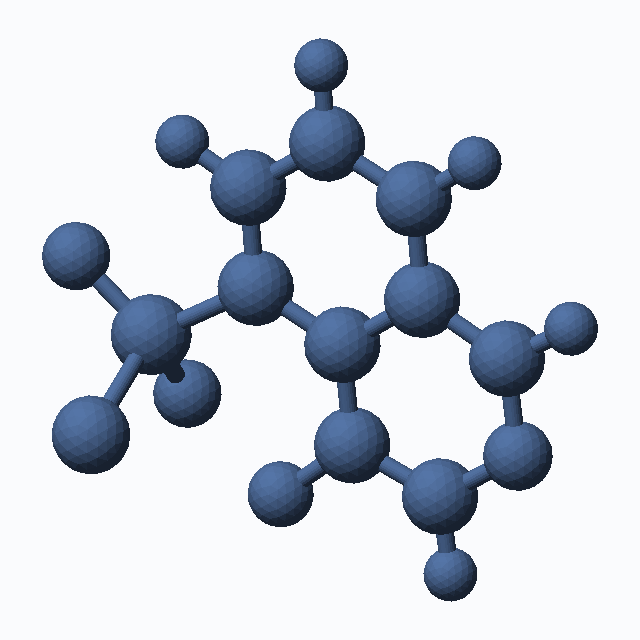 4-Fluoroisoquinoline-5-sulfonylchloride (CAS 194032-33-2), C9H5ClFNO2S - 3D ball-and-stick molecular model, MolGod STL preview 4-Fluoroisoquinoline-5-sulfonylchloride (CAS 194032-33-2), C9H5ClFNO2S - 3D ball-and-stick molecular model, MolGod STL preview