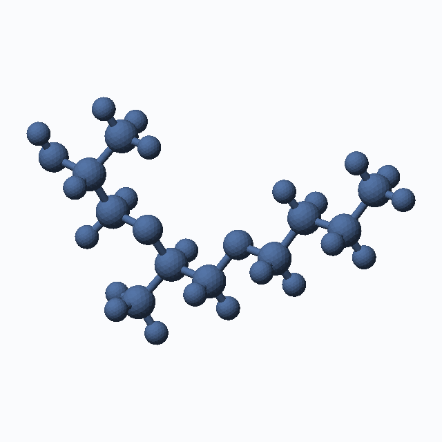 Dipropylene glycol n-butyl ether (CAS 29911-28-2), C10H22O3 - 3D ball-and-stick molecular model, MolGod STL preview Dipropylene glycol n-butyl ether (CAS 29911-28-2), C10H22O3 - 3D ball-and-stick molecular model, MolGod STL preview
