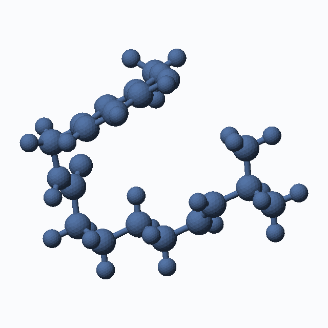 Capsaicin (CAS 404-86-4), C18H27NO3 - 3D ball-and-stick molecular model, MolGod STL preview Capsaicin (CAS 404-86-4), C18H27NO3 - 3D ball-and-stick molecular model, MolGod STL preview