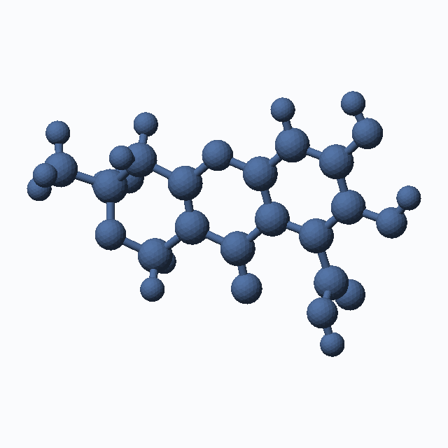 4,10-Dihydro-3,7,8-trihydroxy-3-methyl-10-oxo-1H,3H-pyrano(4,3-b)(1)benzopyran-9-carboxylic acid (CAS 479-66-3), C14H12O8 - 3D ball-and-stick molecular model, MolGod STL preview 4,10-Dihydro-3,7,8-trihydroxy-3-methyl-10-oxo-1H,3H-pyrano(4,3-b)(1)benzopyran-9-carboxylic acid (CAS 479-66-3), C14H12O8 - 3D ball-and-stick molecular model, MolGod STL preview