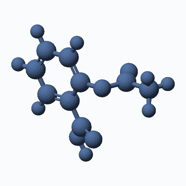 Aspirin (CAS 50-78-2), C9H8O4 - 3D ball-and-stick molecular model, MolGod STL preview Aspirin (CAS 50-78-2), C9H8O4 - 3D ball-and-stick molecular model, MolGod STL preview