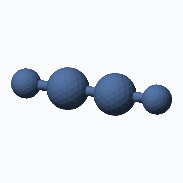 acetylene (CAS 74-86-2), C2H2 - 3D ball-and-stick molecular model, MolGod STL preview acetylene (CAS 74-86-2), C2H2 - 3D ball-and-stick molecular model, MolGod STL preview