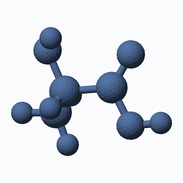 L-Lactic Acid (CAS 79-33-4), C3H6O3 - 3D ball-and-stick molecular model, MolGod STL preview L-Lactic Acid (CAS 79-33-4), C3H6O3 - 3D ball-and-stick molecular model, MolGod STL preview