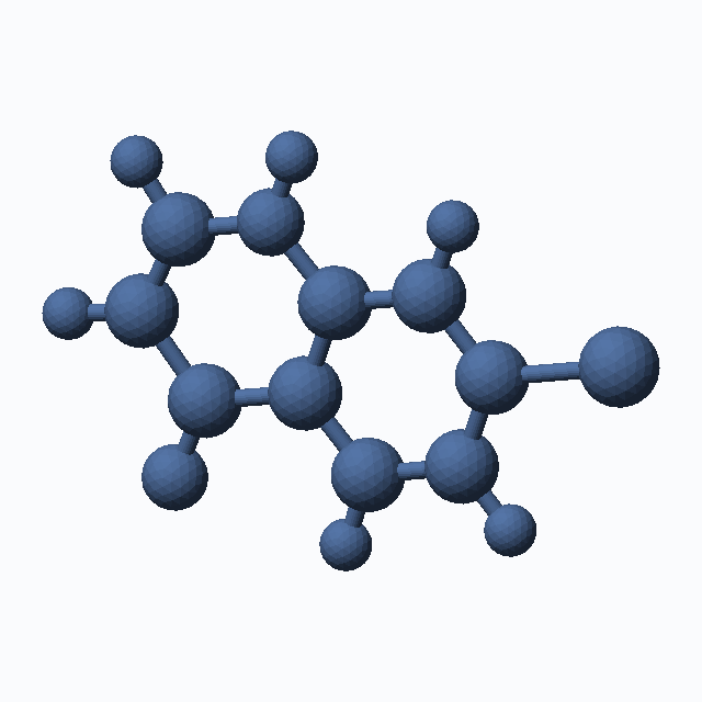 7-Bromoquinolin-4-ol (CAS 82121-06-0), C9H6BrNO - 3D ball-and-stick molecular model, MolGod STL preview 7-Bromoquinolin-4-ol (CAS 82121-06-0), C9H6BrNO - 3D ball-and-stick molecular model, MolGod STL preview