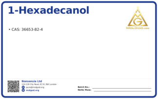 1-Hexadecanol (CAS 36653-82-4), CAS 36653-82-4 — chemical product label