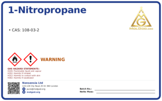 1-Nitropropane (CAS 108-03-2), CAS 108-03-2 — chemical product label