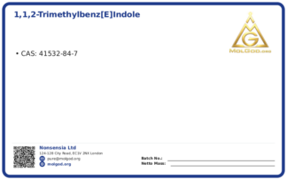1,1,2-Trimethylbenz[e]indole (CAS 41532-84-7), CAS 41532-84-7 — chemical product label