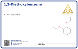 1,2-Diethoxybenzene (CAS 2050-46-6), CAS 2050-46-6 — chemical product label