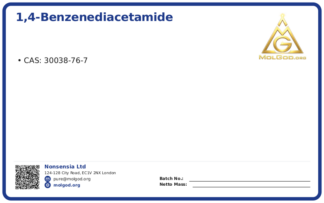 1,4-Benzenediacetamide (CAS 30038-76-7), CAS 30038-76-7 — chemical product label