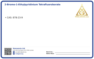 2-Bromo-1-ethylpyridinium tetrafluoroborate (CAS 878-23-9), CAS 878-23-9 — chemical product label