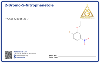 2-Bromo-5-nitrophenetole (CAS 423165-33-7), CAS 423165-33-7 — chemical product label