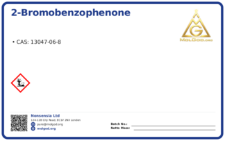 2-Bromobenzophenone (CAS 13047-06-8), CAS 13047-06-8 — chemical product label