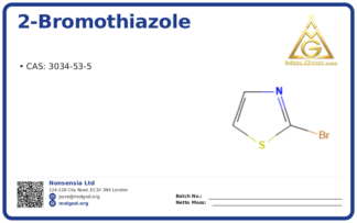 2-Bromothiazole (CAS 3034-53-5), CAS 3034-53-5 — chemical product label