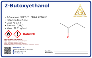2-Butanone (CAS 78-93-3), CAS 78-93-3 — chemical product label