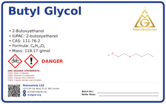 CAS 111-76-2, CAS 111-76-2 — chemical product label