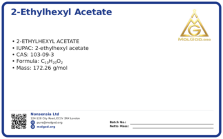 2 (CAS 103-09-3), CAS 103-09-3 — chemical product label