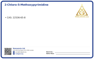 2-Chloro-5-methoxypyrimidine (CAS 22536-65-8), CAS 22536-65-8 — chemical product label