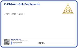 2-Chloro-9H-carbazole (CAS 1001911-63-2), CAS 1001911-63-2 — chemical product label