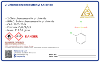 2-Chlorobenzenesulfonyl Chloride (CAS 2905-23-9), CAS 2905-23-9 — chemical product label
