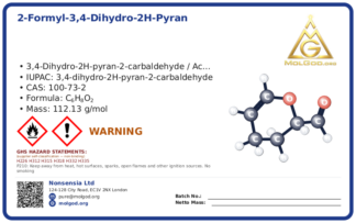 2-Formyl-3,4-dihydro-2H-pyran (CAS 100-73-2), CAS 100-73-2 — chemical product label