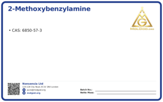 2-Methoxybenzylamine (CAS 6850-57-3), CAS 6850-57-3 — chemical product label