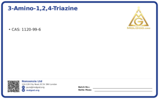 3-AMINO-1,2,4-TRIAZINE (CAS 1120-99-6), CAS 1120-99-6 — chemical product label