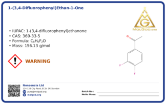 CAS 369-33-5, CAS 369-33-5 — chemical product label