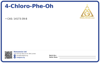 4-Chloro-Phe-OH (CAS 14173-39-8), CAS 14173-39-8 — chemical product label