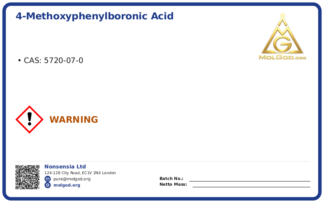 4-Methoxyphenylboronic acid (CAS 5720-07-0), CAS 5720-07-0 — chemical product label