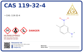 4-甲基-3-硝基苯胺 (CAS 119-32-4), CAS 119-32-4 — chemical product label