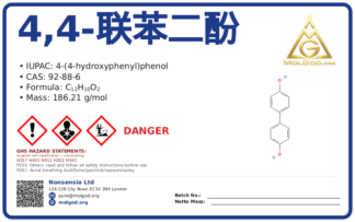 4,4-联苯二酚 (CAS 92-88-6), CAS 92-88-6 — chemical product label