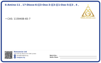 6-Amino-11，17-dioxo-6-[[3-oxo-3-[[3-[[1-oxo-5-[[3，4，6-tri-O-acetyl-2-(acetylamino)-2-deoxy-β-D-galactopyranosyl]oxy]pentyl]amino]propyl]amino]propoxy]methyl]-N-[3-[[1-oxo-5-[[3，4，6-tri-O-acetyl-2-(ace (CAS 1159408-65-7), CAS 1159408-65-7 — chemical product label