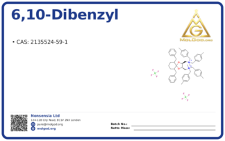 6,10-Dibenzyl- (CAS 2135524-59-1), CAS 2135524-59-1 — chemical product label