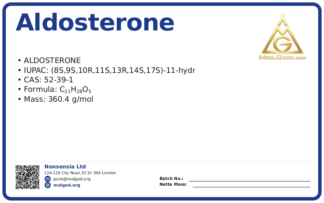 ALDOSTERONE (CAS 52-39-1), CAS 52-39-1 — chemical product label