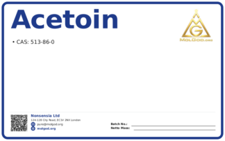 Acetoin (CAS 513-86-0), CAS 513-86-0 — chemical product label