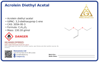 Acrolein diethyl acetal (CAS 3054-95-3), CAS 3054-95-3 — chemical product label