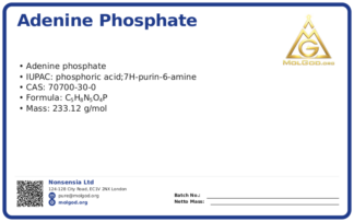 Adenine phosphate (CAS 70700-30-0), CAS 70700-30-0 — chemical product label