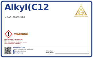Alkyl(C12 (CAS 68609-97-2), CAS 68609-97-2 — chemical product label