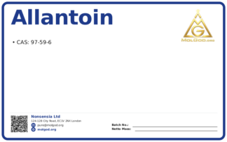 Allantoin (CAS 97-59-6), CAS 97-59-6 — chemical product label