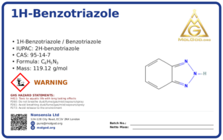 CAS 95-14-7, CAS 95-14-7 — chemical product label