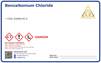 Benzalkonium Chloride (CAS 63449-41-2) — Xilong Scientific, CAS 63449-41-2 — chemical product label