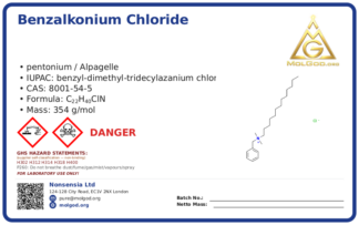 Pentonium (CAS 8001-54-5), CAS 8001-54-5 — chemical product label