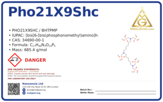 BHMTPMPA 43 (CAS 34690-00-1), CAS 34690-00-1 — chemical product label