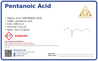 CAS 109-52-4, CAS 109-52-4 — chemical product label