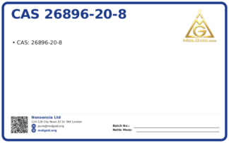 CAS 26896-20-8, CAS 26896-20-8 — chemical product label