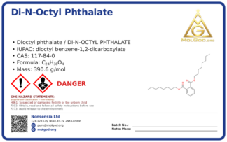 CAS 117-84-0, CAS 117-84-0 — chemical product label